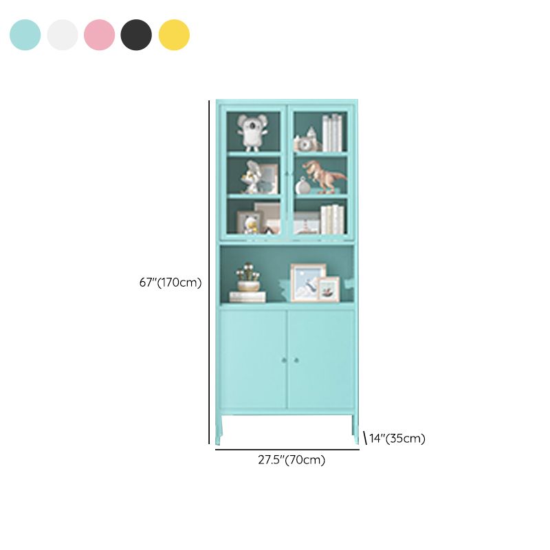 Modern Minimalist Metal Floor Display Stand, Bookshelf in Any Room Clearhalo 'Bookcases' 'furn' 'furn_bookcases' 'Furniture' 'Office Furniture' 1200x1200_3bb2f45d-b0ea-459b-95c3-12b3685f9333