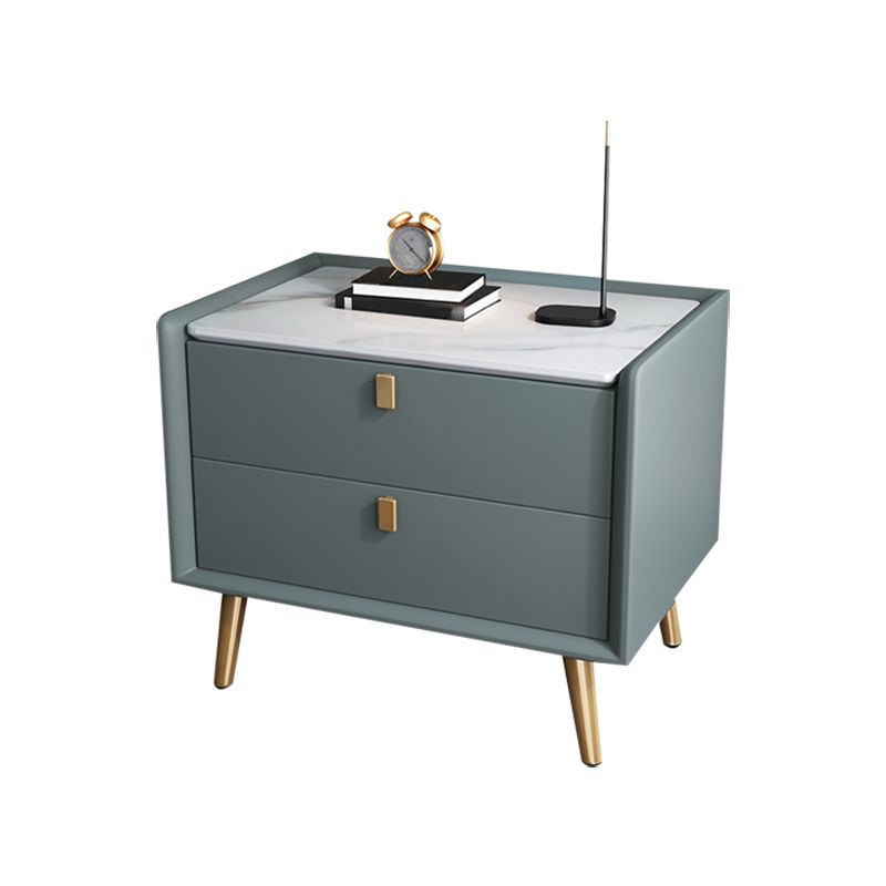 Comodino da letto contemporaneo a tavola notturna con cassetti