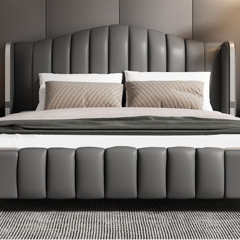 Style de style glamour tête de lit en cuir matériau en cuir éponge rempli de choix multicolore