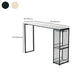Modern Bar Table Set 1/2/3 Pcs Faux Marble Rectangular Bar Set for Indoor