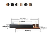 Moderne 3 laden tv -standaard console houten tv -console voor woonkamer