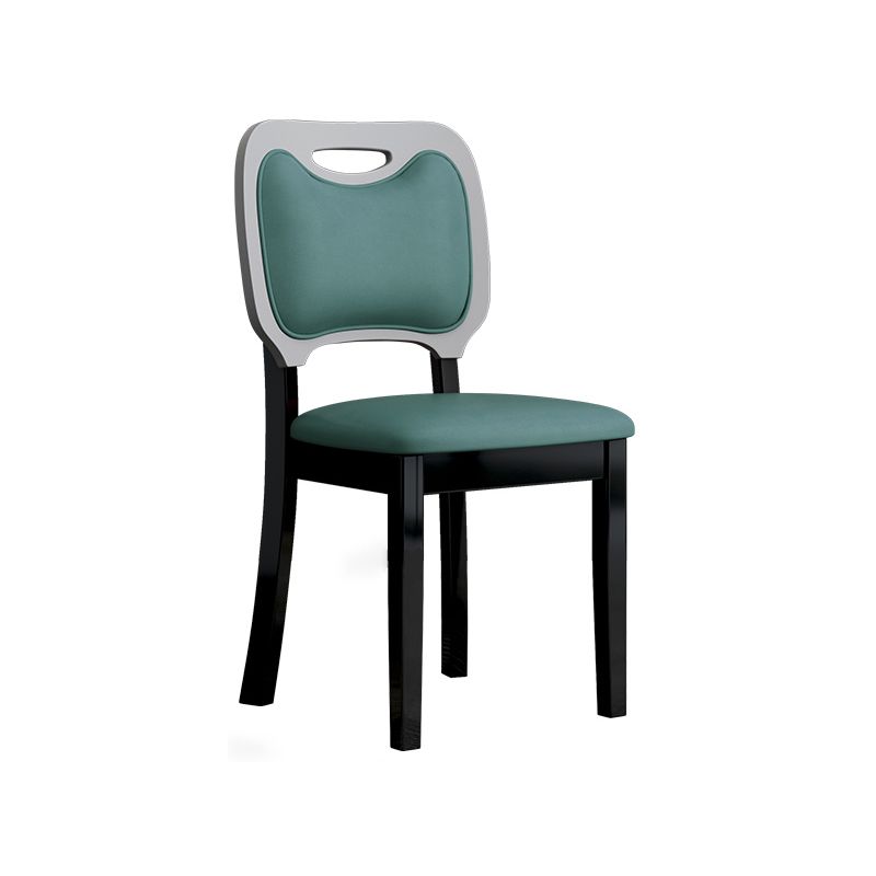 Scandinavian Home Side Chair Open Back Wood Upholstered Dining Room Chair (Set of 2) Clearhalo ' kitchen&dining_furn' 'Dining Chairs' 'Dining Tables & Seating' 'dining_chair' 'Furniture' 'furniture_dining_chair' 'Kitchen & Dining Furniture' 'kitchen' 1200x1200_3bb85adf-f254-448d-8b12-3fdba5335b3e