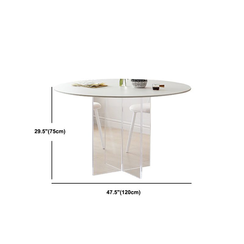 White Modern Dining Table Set 1/2/3/5 Pcs Kitchen Table and Chairs Clearhalo 'Dining Room Sets' 'Dining Tables & Seating' 'dining_room_set' 'furn' 'furn_dining_room_set' 'Furniture' 'Kitchen & Dining Furniture' 1200x1200_3bb86e21-febf-4336-b2d2-18e384a9f1cd