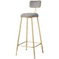 Glam 1/4/5 Pieces Bar Table Set Rectangle Stone Counter Table with High Stools for Balcony