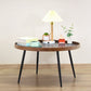 Scandinavian Sofa Side Accent Table Wooden Round Side End Table
