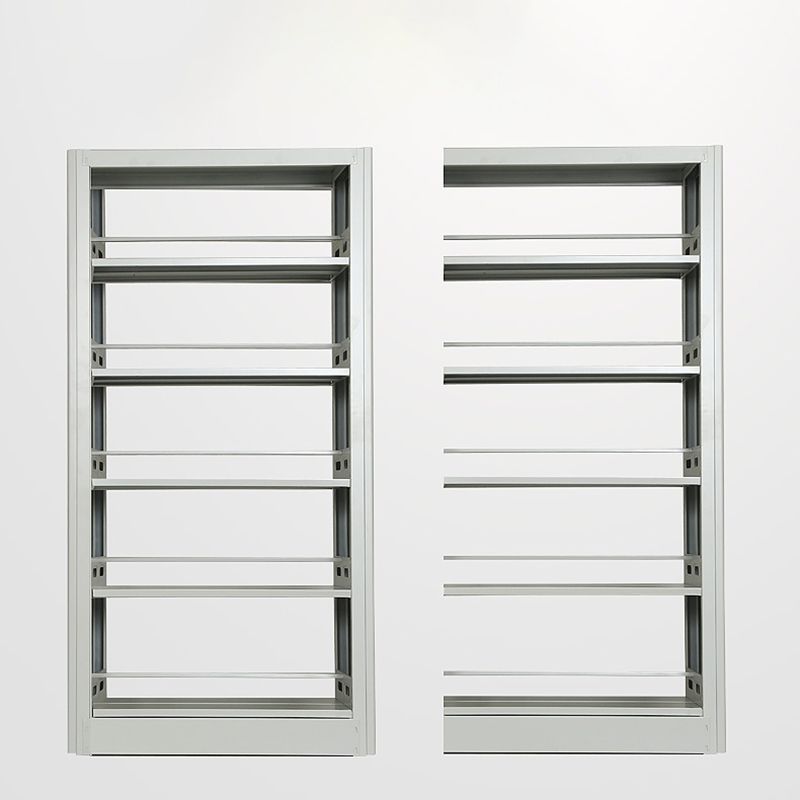 Libreria di libreria di libreria in acciaio contemporanea da 79 pollici libreria standard