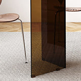 Tempered Glass Dining Table Double Pedestal Base Free Form Table for Home Clearhalo ' dining_table' 'Dining Tables & Seating' 'Dining Tables' 'furn' 'furn_dining_table' 'Furniture' 'furniture_dining_table' 'Kitchen & Dining Furniture' 'kitchen&dining_furn' 'kitchen' 'kitchen_dining_table' 1200x1200_3bc09938-6fbd-4f43-b094-464cc84a5571