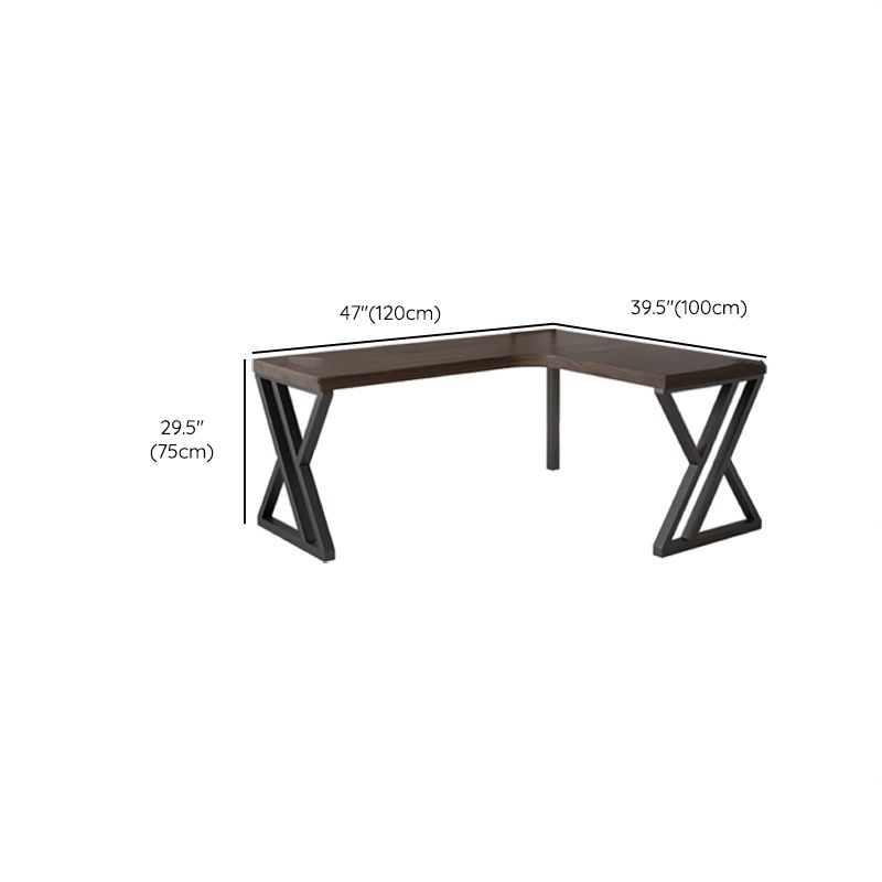 Scrivania da ufficio in pino in stile industriale per ufficio