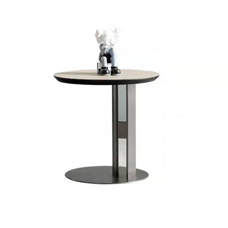 Slate Round Coffee Table Minimalist Coffee Table for Living Room Clearhalo 'Coffee & Accent Tables' 'Coffee Tables' 'coffee_tables' 'furn' 'furn_coffee_tables' 'Furniture' 'Living Room Furniture' 1200x1200_3bcbdea4-4ced-4a7a-95bd-21659081f81b