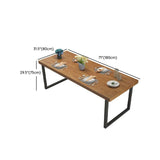 Modernes Holz -Ess -Set 1/2/7 Stücke Braunes Esseet Set mit Holzstühlen