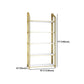 Glam Style Bookshelf Open Back Gold Bookcase for Home Office and Study Room Clearhalo 'Bookcases' 'furn' 'furn_bookcases' 'Furniture' 'furniture_bookcases' 'kitchen' 'kitchen_bookcases' 'Living Room Furniture' 'Office Furniture' 1200x1200_3bcf87ec-b640-46af-9520-93ec334f16e5