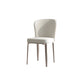 Contemporary Upholstered Dining Chairs Kitchen Dining Armless Chair in White