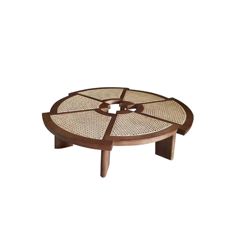 Nordic Style Cocktail Table Solid Wood Walnut/wood Coffee Table Clearhalo 'Coffee & Accent Tables' 'Coffee Tables' 'coffee_tables' 'furn' 'furn_coffee_tables' 'Furniture' 'furniture_coffee_tables' 'Living Room Furniture' 1200x1200_3bd2b56c-59ec-4389-ba29-ecae76ef830c