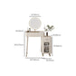 Tavolo da vanità in ardesia sgabello set da vanità bianco con specchio delle luci