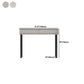 Moderne grijze/beige ijdelheidstabellen hout- en metalen make -uptafel set