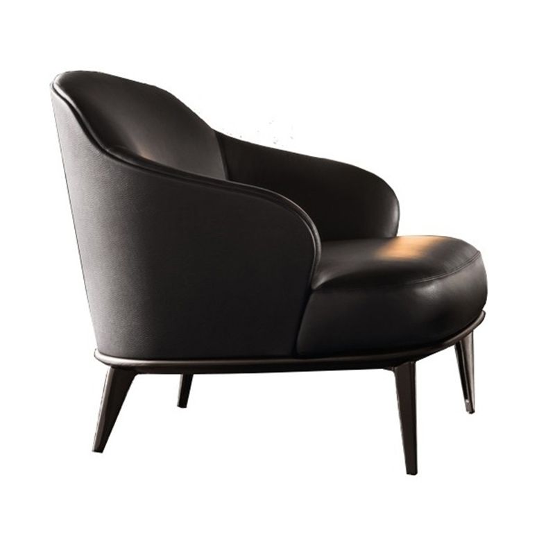 30.71 "リビングルーム用の基本的な4本の脚を備えた幅の固体木製フレームウィングバックチェア