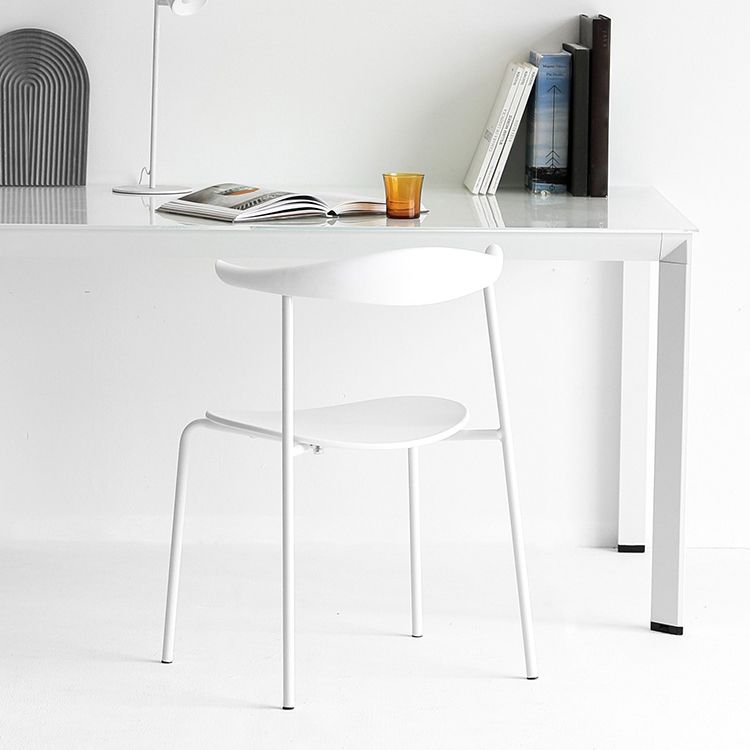 Open Back Armless Dining Chairs Industrial Side Chairs with Metal Legs Clearhalo ' kitchen&dining_furn' 'Dining Chairs' 'Dining Tables & Seating' 'dining_chair' 'furn' 'furn_dining_chair' 'Furniture' 'furniture_dining_chair' 'Kitchen & Dining Furniture' 'kitchen' 1200x1200_3bdef8e7-c38a-4e7e-bb3e-be5890604f5c