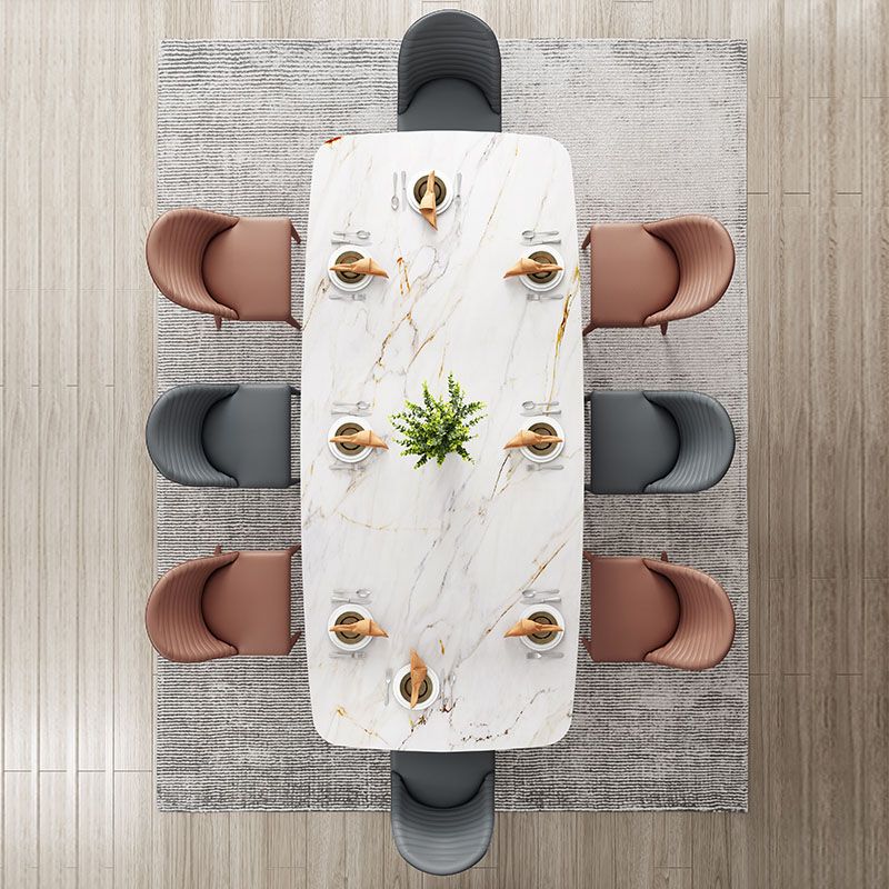 1/4/6/9 Pcs Dining Chairs Set White Rectangular Dining Set with Leather Chairs Clearhalo 'Dining Room Sets' 'Dining Tables & Seating' 'dining_room_set' 'furn' 'furn_dining_room_set' 'Furniture' 'furniture_dining_room_set' 'Kitchen & Dining Furniture' 'kitchen&dining_furn' 'kitchen' 1200x1200_3be12348-0cfb-462d-9392-b911d1a0009d