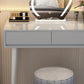 Contemporary Wooden Make-up Vanity in Grey/White With Drawer