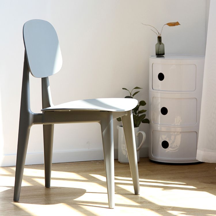 Contemporary Open Back Chair Plastic Dining Side Chair for Home Clearhalo 'Dining Chairs' 'Dining Tables & Seating' 'dining_chair' 'furn' 'furn_dining_chair' 'Furniture' 'furniture_dining_chair' 'Kitchen & Dining Furniture' 1200x1200_3be1e037-6f12-4d11-9d0c-0007c1845e35