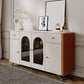 Moderno sideboard buffet a 2-catro e tavolo a buffet a 4 porte con luci a LED