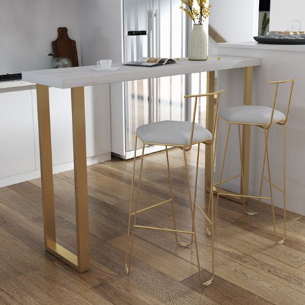Fixed Table Counter Table Set Contemporary 1/2/3 Pieces Faux Marble Pub Table Set Clearhalo 'Bar Furniture' 'furn' 'furn_home_bar_bar_sets' 'Furniture' 'Home Bars & Bar Sets' 'home_bar_bar_sets' 'Kitchen & Dining Furniture' 1200x1200_3be33fa4-db78-4ea5-9512-d3c1c6b34c4d
