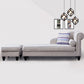 Modern Style Chaise Lounge Couch Solid Color Lounge Chair with Linen Clearhalo 'Chairs & Seating' 'Chaise Lounge' 'chaise_lounge' 'furn' 'furn_chaise_lounge' 'Furniture' 'Living Room Furniture' 1200x1200_3be40817-66fc-45de-9829-7c3ba27c1b6b