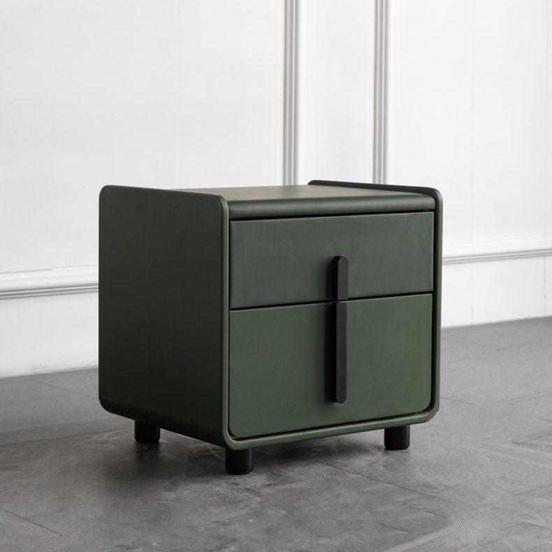 Mobile moderno comodino da letto in legno massiccio con cassetti