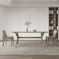 Modern Rectangular Stone Top Dining Table with Solid Wood Legs for Living Room Clearhalo 'Dining Tables & Seating' 'Dining Tables' 'dining_table' 'furn' 'furn_dining_table' 'Furniture' 'Kitchen & Dining Furniture' 1200x1200_3be593d2-6e7e-4ffa-8834-2aa3aeacf0db
