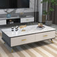Contemporary Wooden Coffee Table with 4 Legs and 2 Storage Drawers Clearhalo 'Coffee & Accent Tables' 'Coffee Tables' 'coffee_tables' 'furn' 'furn_coffee_tables' 'Furniture' 'Living Room Furniture' 1200x1200_3be715e0-d109-437a-ad20-cfb751587610