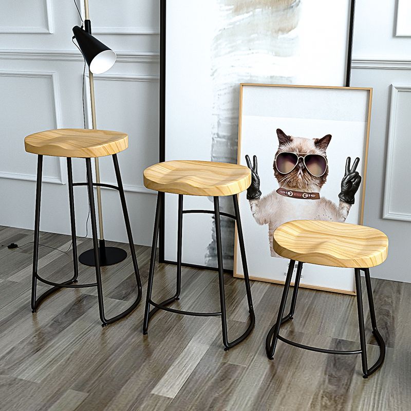 Modern Style Bar-stool with Footrest Iron Sled Legs for Kitchen Bar Clearhalo 'Bar Furniture' 'Bar Stools' 'bar_stools' 'furn' 'furn_bar_stools' 'furniture_bar_stools' 'Kitchen & Dining Furniture' 'kitchen&dining_furn' 'kitchen' 'kitchen_furn' Furniture' 1200x1200_3be729d2-19d5-4b45-b641-5b032cf47b42