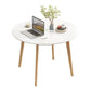 Round Solid Wood Two-Color Dining Table Simplicity 4 Legs Table for Dining Room Clearhalo ' dining_table' 'Dining Tables & Seating' 'Dining Tables' 'furn' 'furn_dining_table' 'Furniture' 'furniture_dining_table' 'Kitchen & Dining Furniture' 'kitchen&dining_furn' 'kitchen' 'kitchen_dining_table' 1200x1200_3be99758-9122-4574-8e4a-06bdb064146e