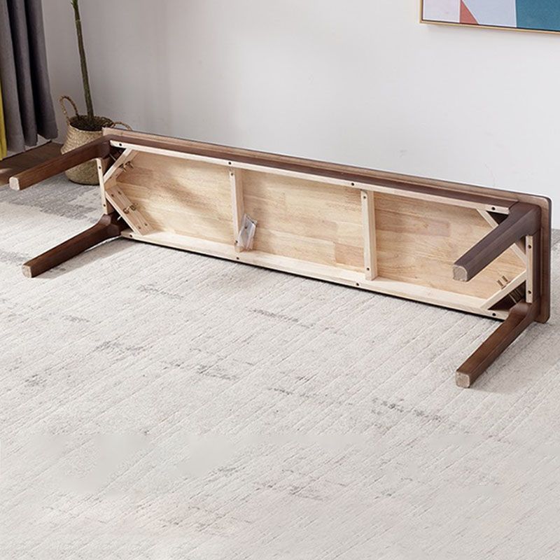 Mid-Century Modern Bedroom Bench 17.7" Height Rectangle Seating Bench with Legs Clearhalo 'Benches' 'Chairs & Seating' 'furn' 'furn_benches' 'Furniture' 'Living Room Furniture' 1200x1200_3bea5bc7-57f4-4d56-9e99-93527ed07298