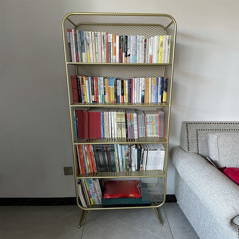 Glam Style Bookshelf Closed Back Bookcase for Home Office and Study Room Clearhalo 'Bookcases' 'furn' 'furn_bookcases' 'Furniture' 'furniture_bookcases' 'kitchen' 'kitchen_bookcases' 'Living Room Furniture' 'Office Furniture' 1200x1200_3beb7bd8-492c-4ee6-ad51-8d404e4c3509