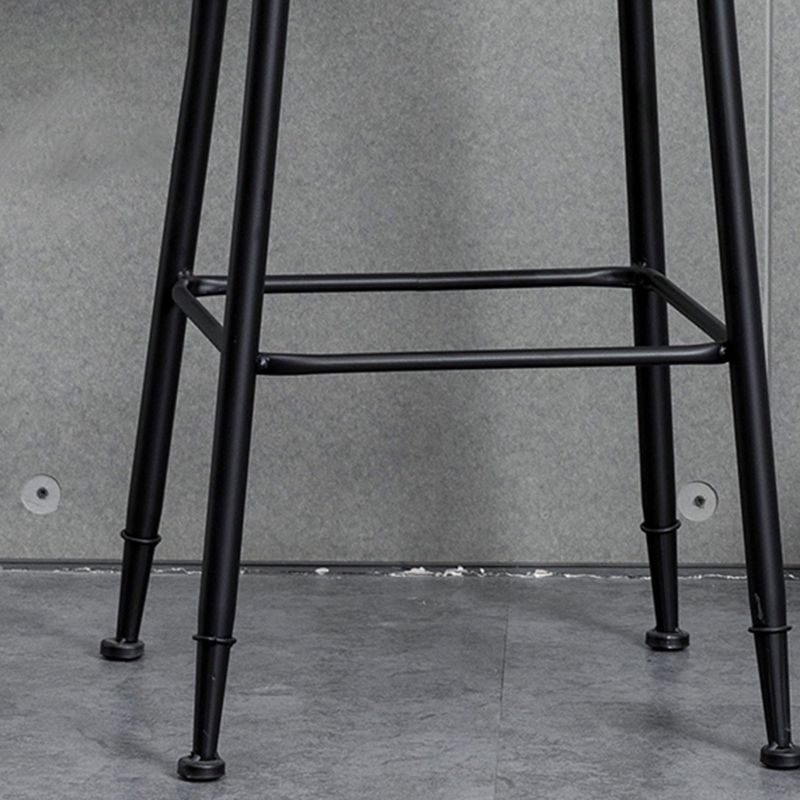 Industrial Style Ironwork Barstool Solid Wood Seat Bar High Chair with Backrest Clearhalo 'Bar Furniture' 'Bar Stools' 'bar_stools' 'furn' 'furn_bar_stools' 'furniture_bar_stools' 'Kitchen & Dining Furniture' 'kitchen&dining_furn' 'kitchen' 'kitchen_furn' Furniture' 1200x1200_3bec3b60-25d1-410d-82c6-ef7b8dfcd31d