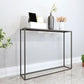 Contemporary Style Console Table Metal Rectangle Accent Table