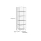 Metal Closed Back Standard Bookshelf Modern Style Bookcase with Shelves Clearhalo 'Bookcases' 'furn' 'furn_bookcases' 'Furniture' 'Office Furniture' 1200x1200_3bf0d8d6-6d5d-4fa5-8c72-d66d76a7f0fa