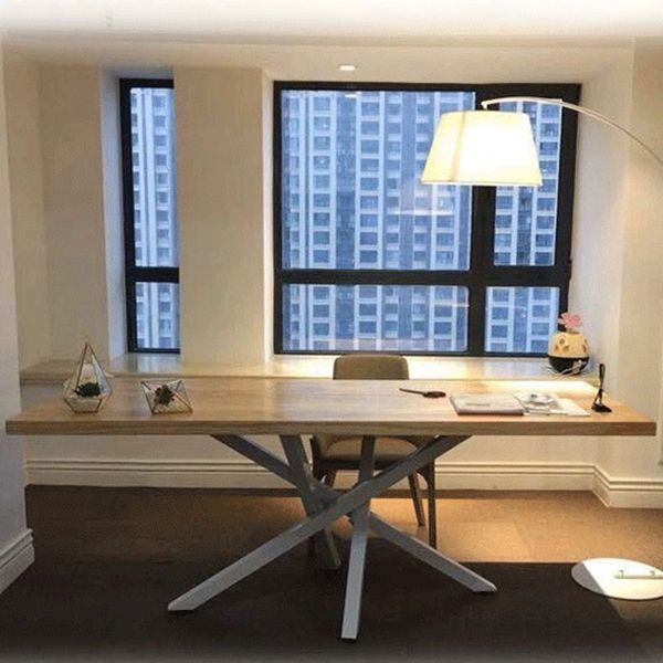 Brown Modern 84 en la mesa de comedor de madera Mesa de comedor rectangular para la cocina