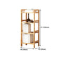 Etagere Bücherregal Bamboo Open Back Regal Bücherregal für den Studienraum