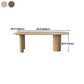 Mesa de comedor de madera sólida mesa de comedor de estilo contemporáneo para cocina casera