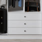 Contemporary Wardrobe Armoire with Garment Rod Wood Wardrobe Closet Clearhalo 'Armoires & Wardrobes' 'armoires_wardrobes' 'Bedroom Furniture' 'furn' 'furn_armoires_wardrobes' 'Furniture' 1200x1200_3bf82b67-8821-484a-bfbf-1b5cac25e074