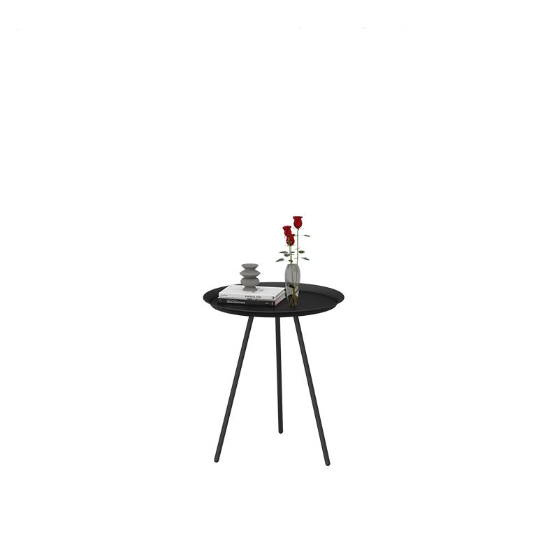 Round End Table Modern Minimalist Side End Table for Living Room Clearhalo 'Coffee & Accent Tables' 'End & Side Tables' 'end_side_tables' 'furn' 'furn_end_side_tables' 'Furniture' 'Living Room Furniture' 1200x1200_3bf8e516-e2a4-4892-b77c-301cb2c82be3