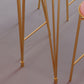 Glam Style White Table in Iron Top and Faux Marble Milk Tea Shop Bar Table Clearhalo 'Bar Furniture' 'Bar Tables' 'bar_tables' 'furn' 'furn_bar_tables' 'Furniture' 'furniture_bar_tables' 'Kitchen & Dining Furniture' 'kitchen&dining_furn' 'kitchen' 1200x1200_3bf92200-227b-4261-852a-91062682c44c