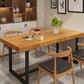 Modern 1/5 Pieces Dining Set Rectangle Wood Dining Table for Kitchen Dining Room Clearhalo 'Dining Room Sets' 'Dining Tables & Seating' 'dining_room_set' 'furn' 'furn_dining_room_set' 'Furniture' 'Kitchen & Dining Furniture' 1200x1200_3bfa00c2-4e87-4e37-a05e-d046d9ce60d1