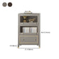 Vertical Glam Standard Bookcase Beech Closed Back Bookcase with Drawer Clearhalo 'Bookcases' 'furn' 'furn_bookcases' 'Furniture' 'Office Furniture' 1200x1200_3bfdf33e-5e27-4f7e-8532-c0f7d5349f80