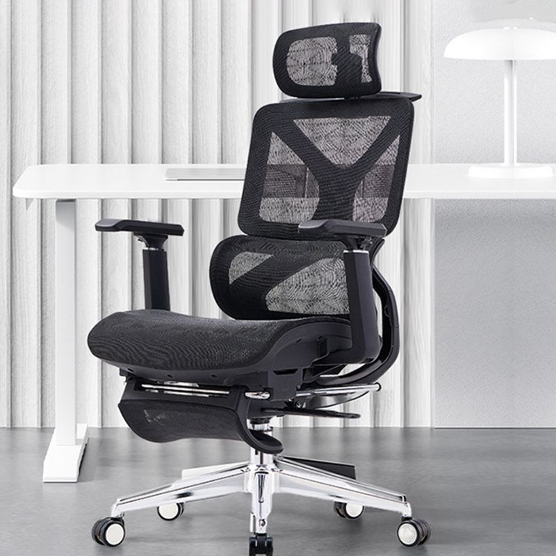 Modern Removable Arms Office Chair No Distressing Ergonomic Chair with Breathable Back Clearhalo 'furn' 'furn_office_chair' 'Furniture' 'Office Chairs' 'Office Furniture' 'office_chair' 1200x1200_3bfe42ea-6311-4fae-9466-0a3b080a3205