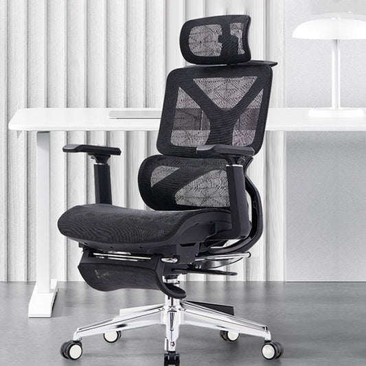 Modern Removable Arms Office Chair No Distressing Ergonomic Chair with Breathable Back Clearhalo 'furn' 'furn_office_chair' 'Furniture' 'Office Chairs' 'Office Furniture' 'office_chair' 1200x1200_3bfe42ea-6311-4fae-9466-0a3b080a3205