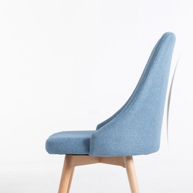 Scandinavian Beech Upholstered Side Chair Parsons Dining Chair for Home Clearhalo ' kitchen&dining_furn' 'Dining Chairs' 'Dining Tables & Seating' 'dining_chair' 'furn' 'furn_dining_chair' 'Furniture' 'furniture_dining_chair' 'Kitchen & Dining Furniture' 'kitchen' 1200x1200_3c019d07-d7c2-4cc3-a1d2-7628cbc8983b