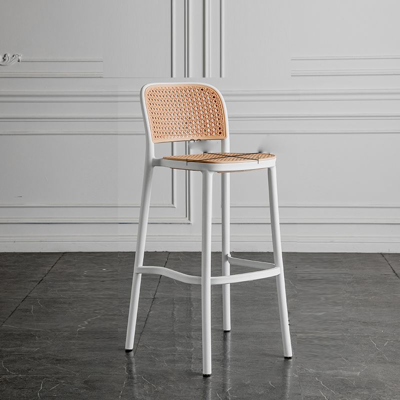 Contemporary Style Bar-stool Plastic Counter Bar Stool for Home Clearhalo 'Bar Furniture' 'Bar Stools' 'bar_stools' 'furn' 'furn_bar_stools' 'Furniture' 'furniture_bar_stools' 'Kitchen & Dining Furniture' 1200x1200_3c01c8b8-6188-41ab-aa72-1766a350cfab