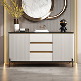31.50"H Sideboard Glam Style Sideboard Buffet for Living Room and Kitchen Clearhalo 'buffet_sideboard' 'Buffets & Sideboards' 'furn' 'furn_buffet_sideboard' 'Furniture' 'Kitchen & Dining Furniture' 1200x1200_3c035801-e33b-4197-ad4c-ce164e1086fe